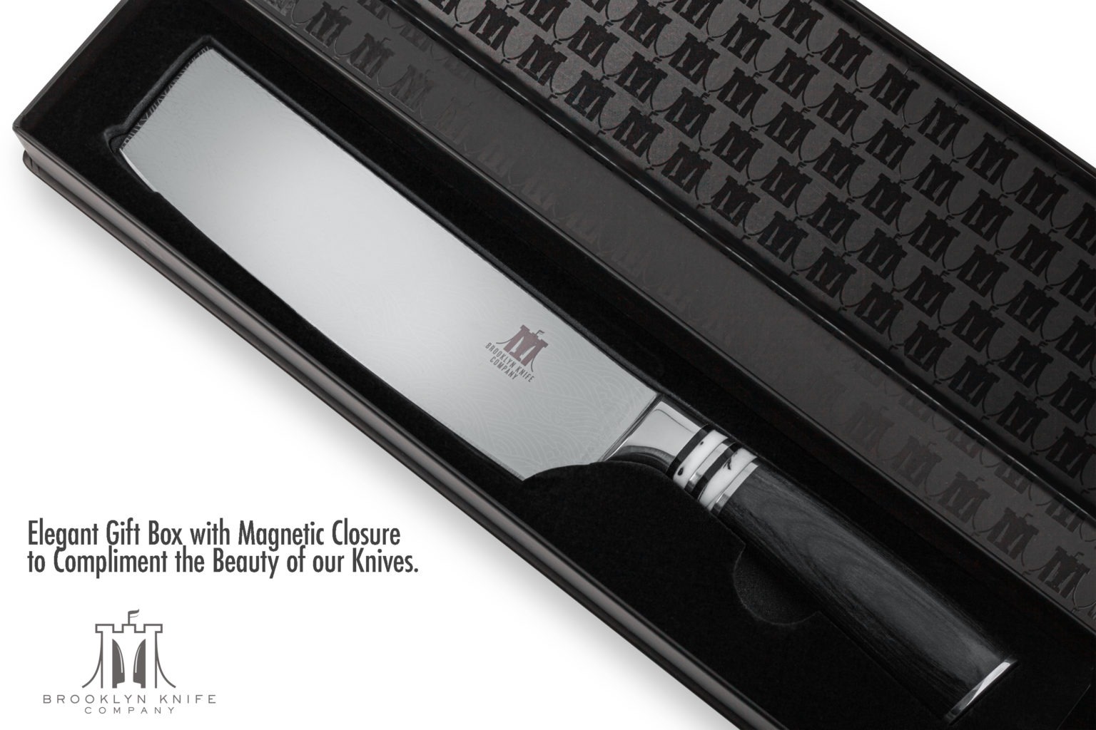 JAPANESE SEIGAIHA 7" CLEAVER NAKIRI KNIFE Brooklyn Knife Company