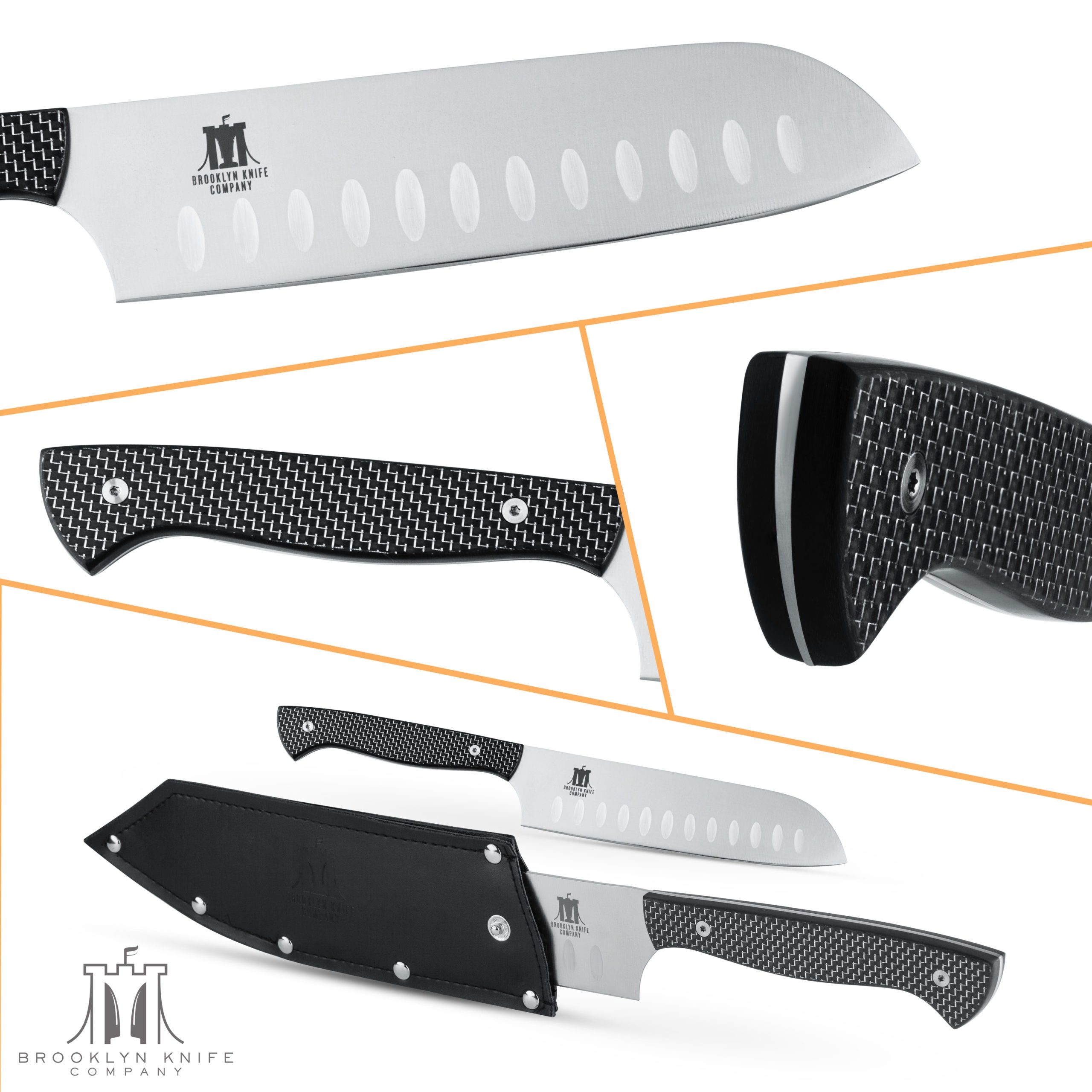 CARBON FIBER 4 PIECE ESSENTIAL KNIFE SET - Brooklyn Knife Company