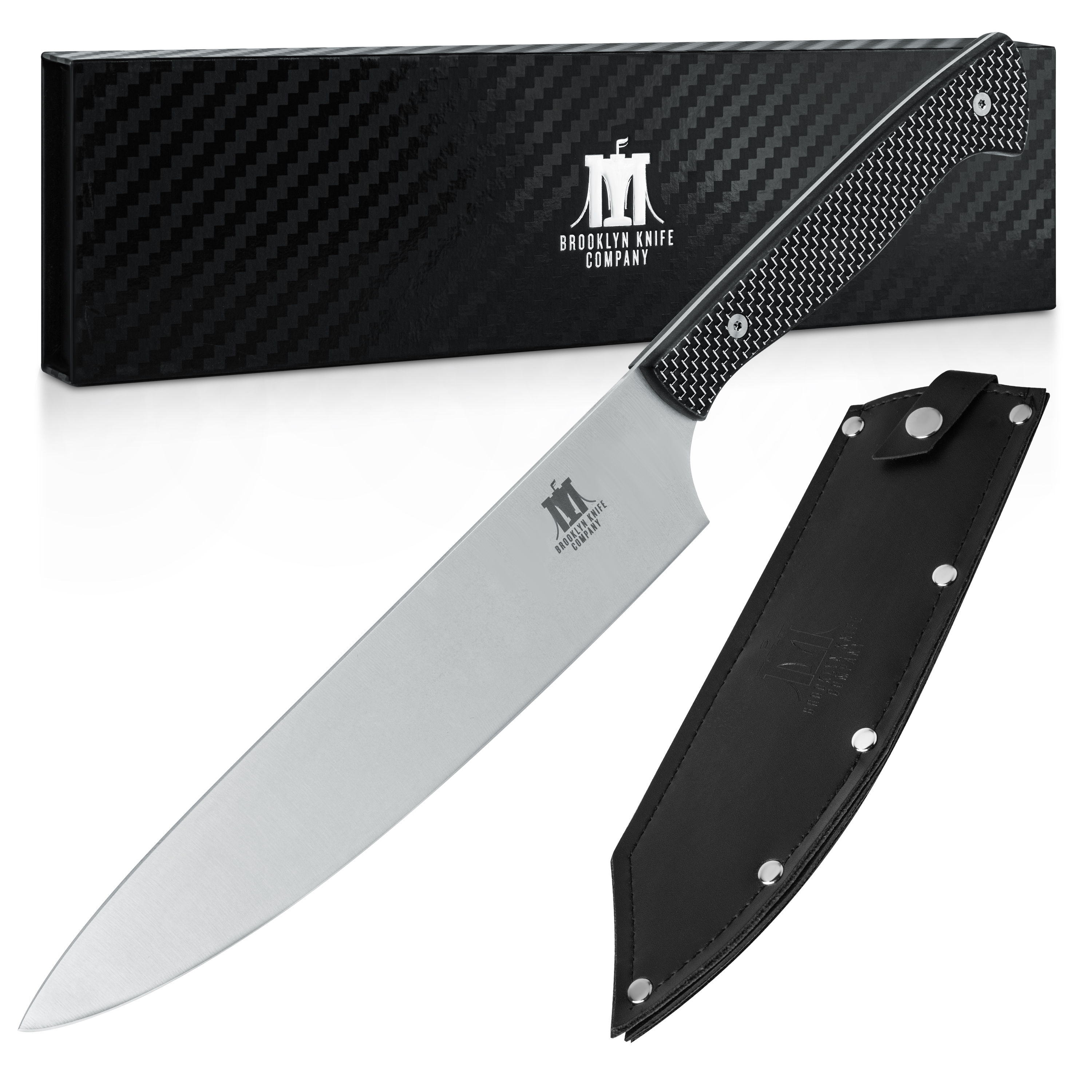 CARBON FIBER 8″ CHEF KNIFE Brooklyn Knife Company