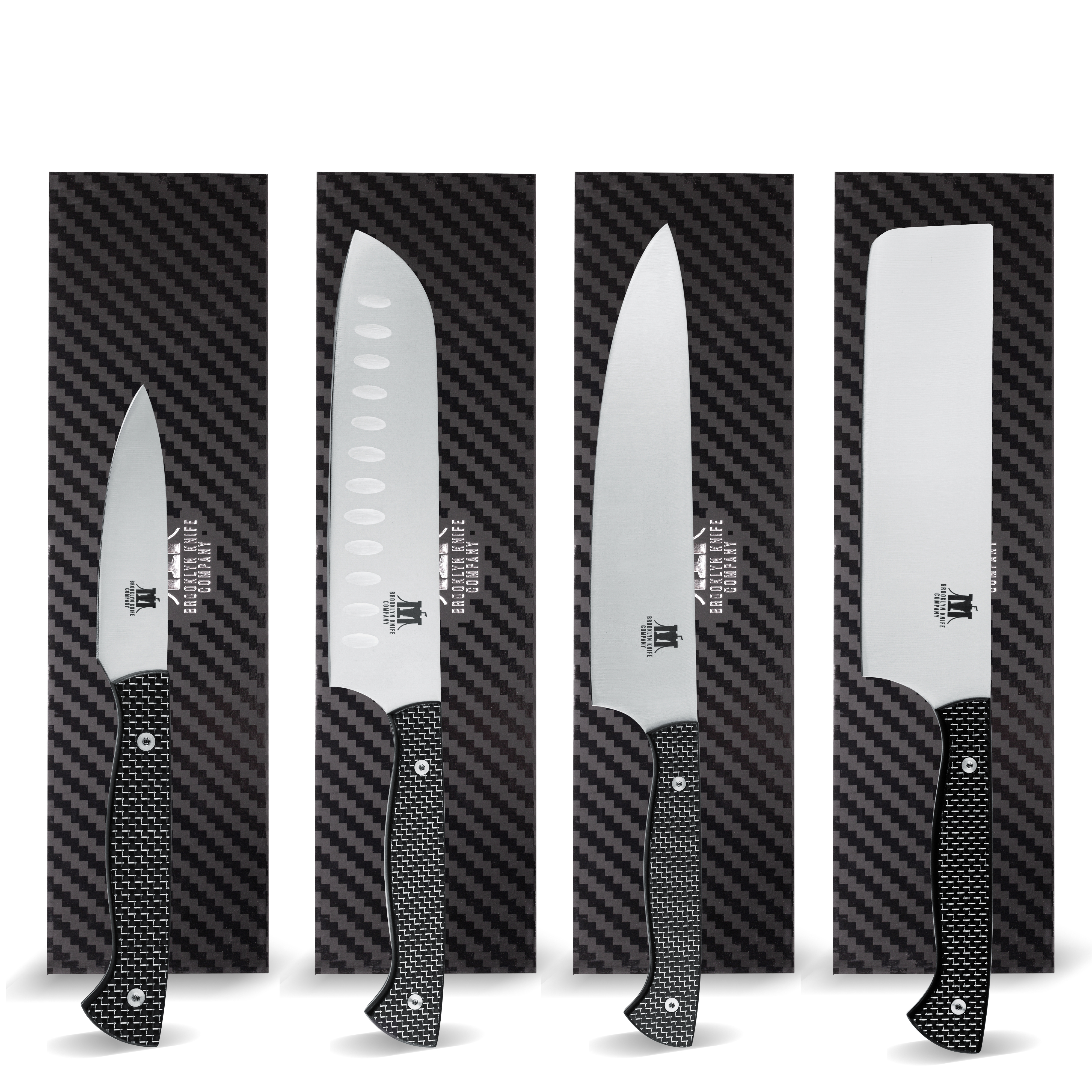 CARBON FIBER 4 PIECE ESSENTIAL KNIFE SET - Brooklyn Knife Company